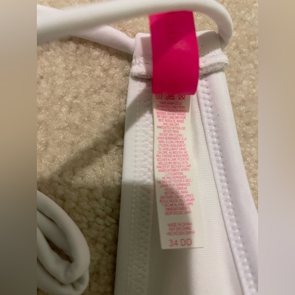 VICTORIA’S SECRET iridescent bling y2k swim top 34DD like new - Picture 7 of 8